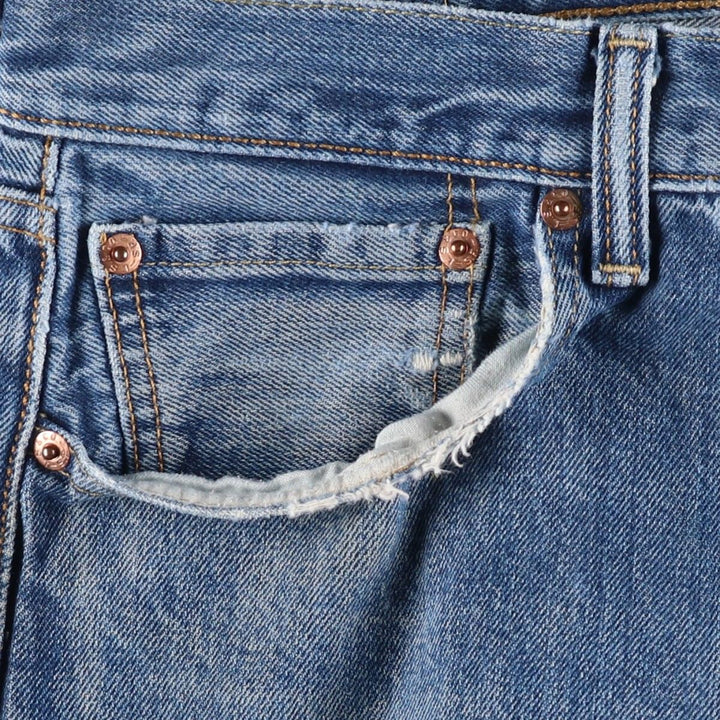 Levi's Men's Straight Denim Pants, Size W34 unclear blue type Vintage Second Hand