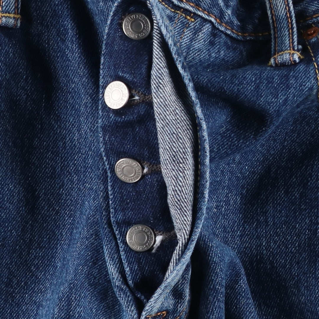 Levi's 501 straight denim pants for men, size W37 cotton blue type Vintage Second Hand