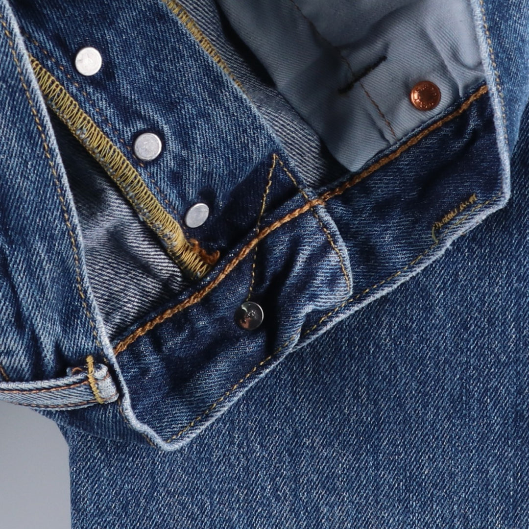 Levi's 501 straight denim pants for men, size W37 cotton blue type Vintage Second Hand