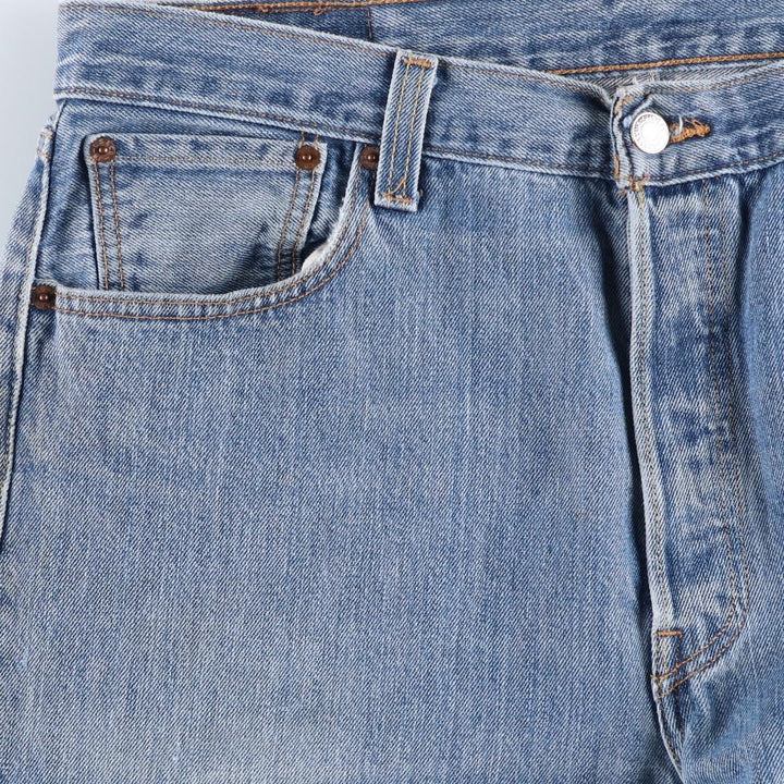 Levi's 501 straight denim pants for men, size W37 unclear blue type Vintage Second Hand