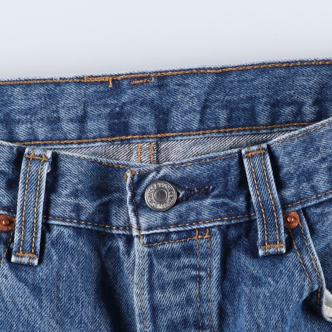 Levi's 501 straight denim pants for men, size W33 cotton blue type Vintage Second Hand