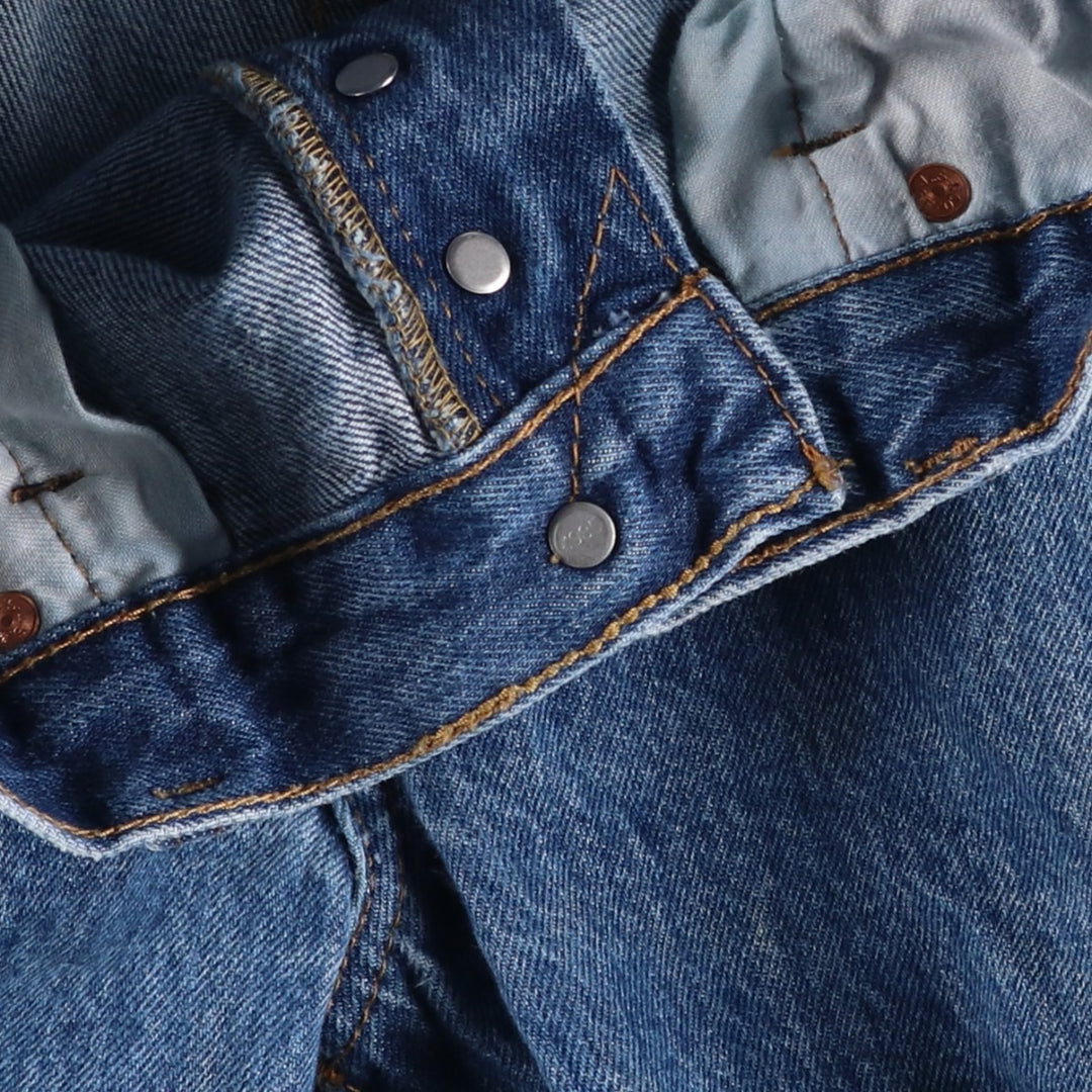 Levi's 501 straight denim pants for men, size W33 cotton blue type Vintage Second Hand
