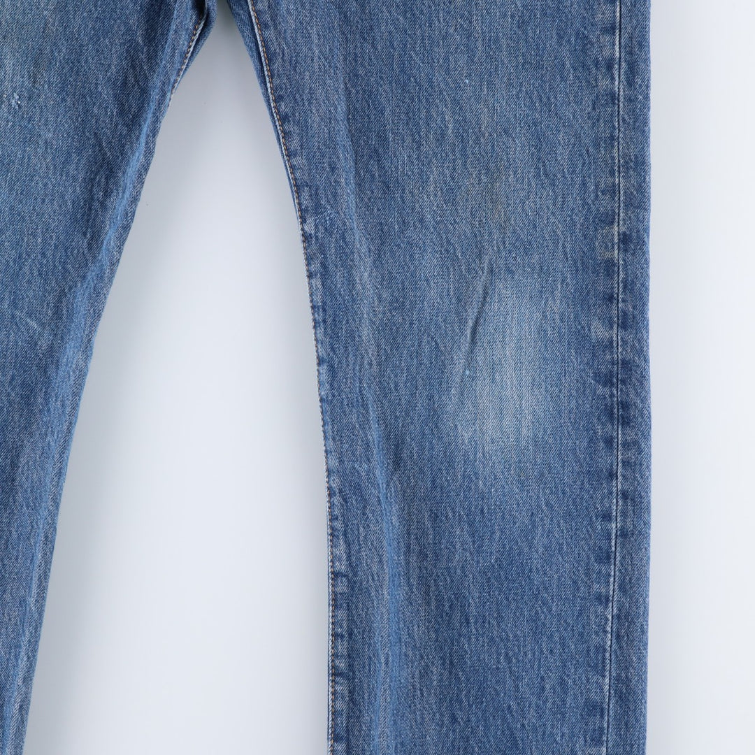 Levi's 501 straight denim pants for men, size W33 cotton blue type Vintage Second Hand