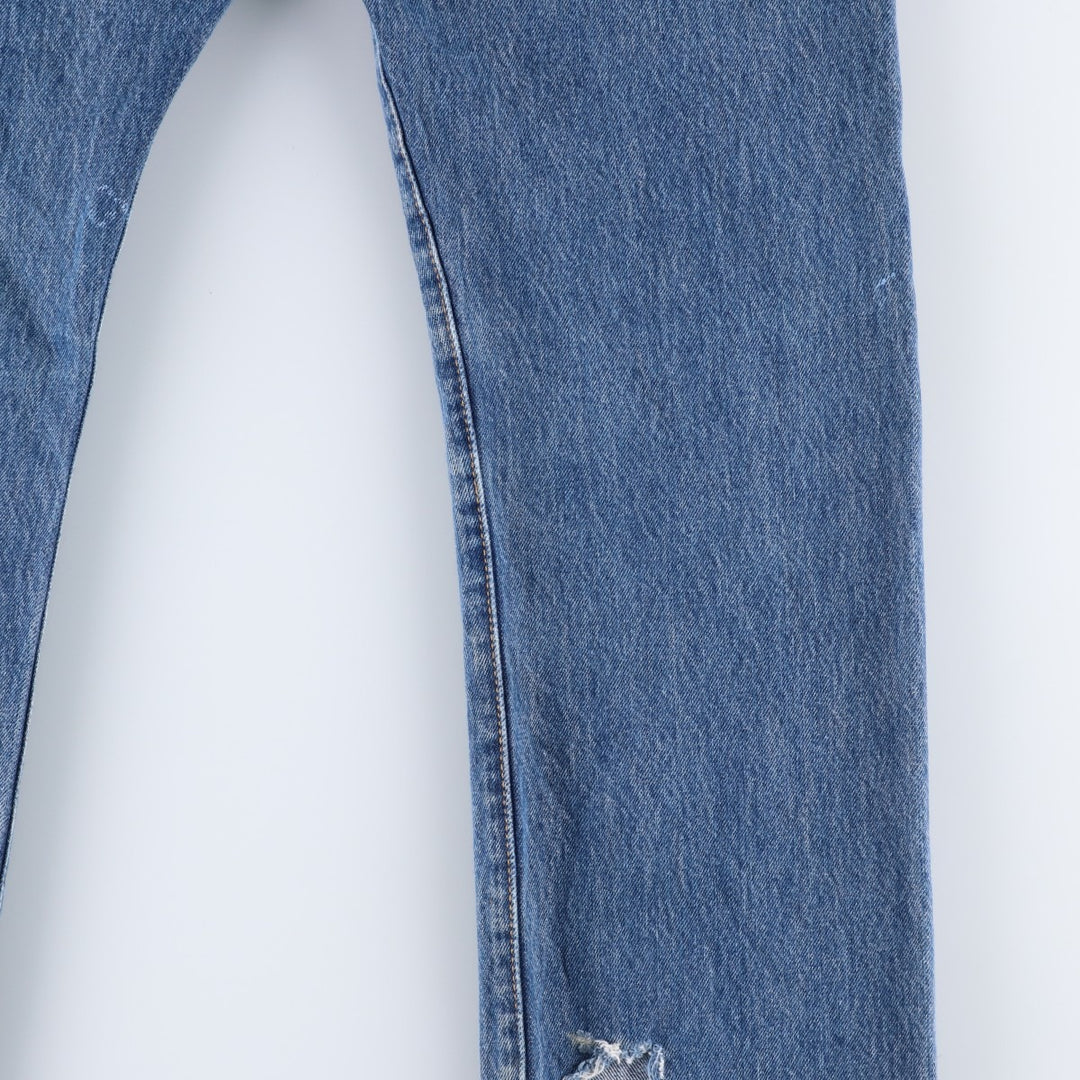 Levi's 501 straight denim pants for men, size W33 cotton blue type Vintage Second Hand