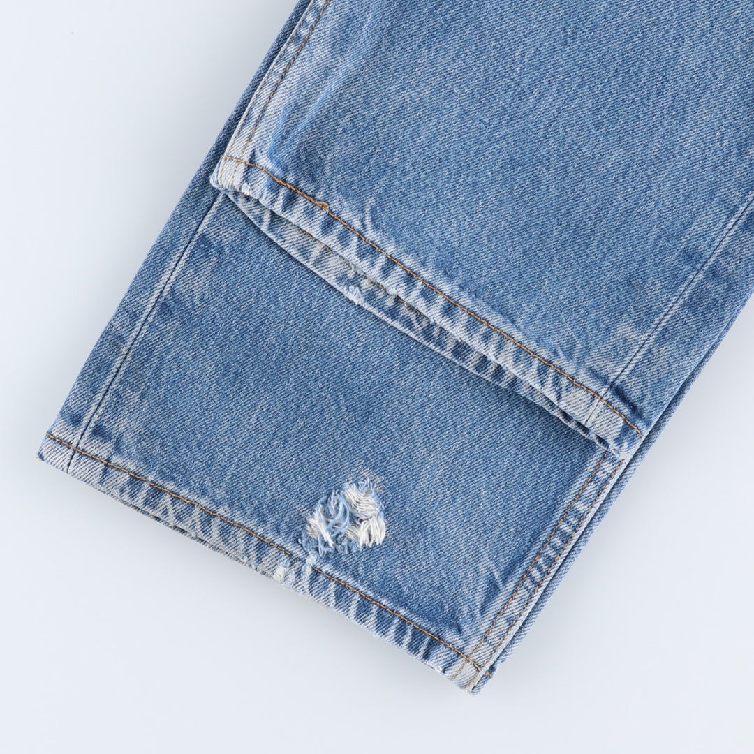 Levi's 501 straight denim pants for men, size W34 unclear blue type Vintage Second Hand