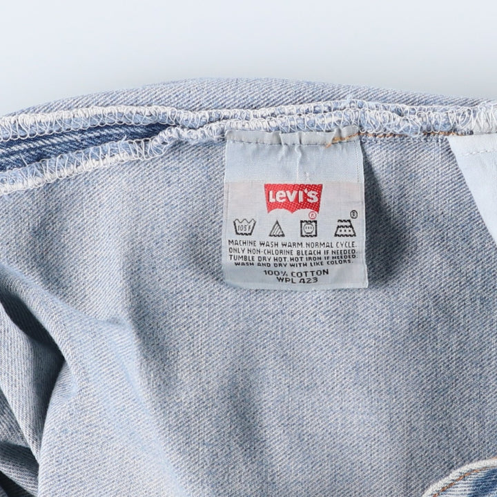 00'S Levi's 501-0193 Straight Denim Pants for Men, W35 cotton Blue type light blue Vintage Second Hand
