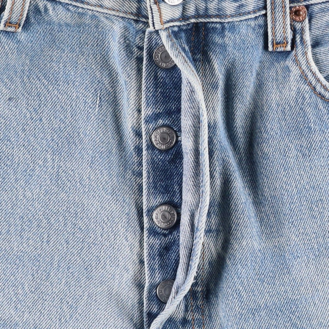 00'S Levi's 501-0193 Straight Denim Pants for Men, W35 cotton Blue type light blue Vintage Second Hand
