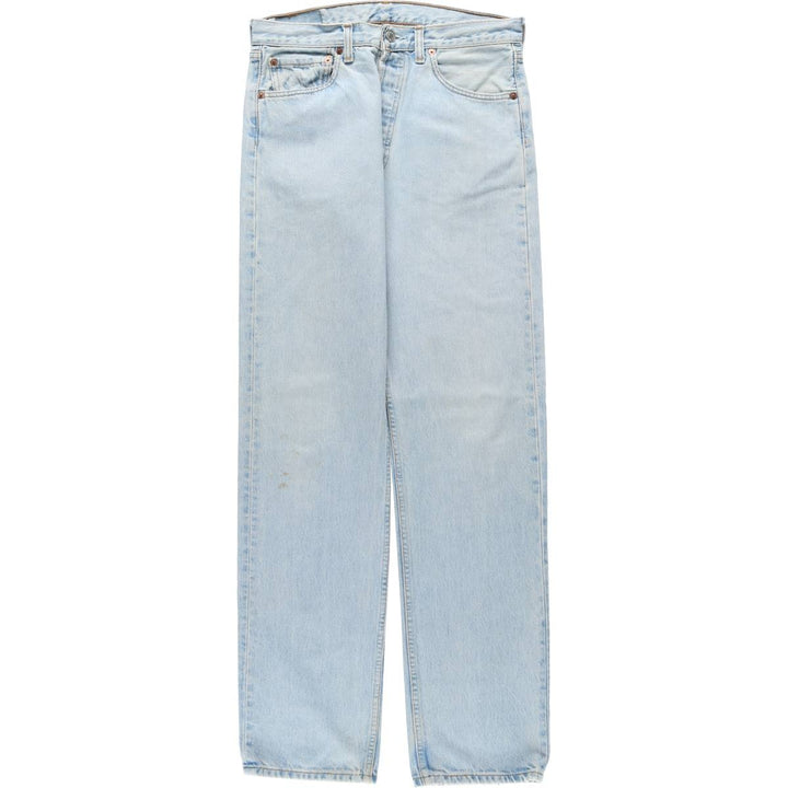 1990'S Levi's 501-0134 Straight Denim Pants, Made in Canada, Men's Size W31 (approx.), Vintage cotton Blue type light blue Vintage Second Hand