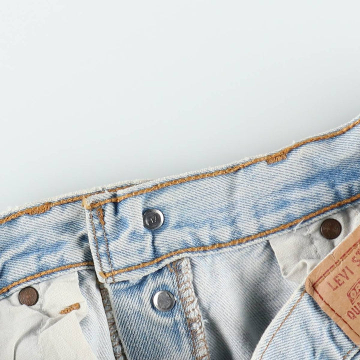 1990'S Levi's 501-0134 Straight Denim Pants, Made in Canada, Men's Size W31 (approx.), Vintage cotton Blue type light blue Vintage Second Hand