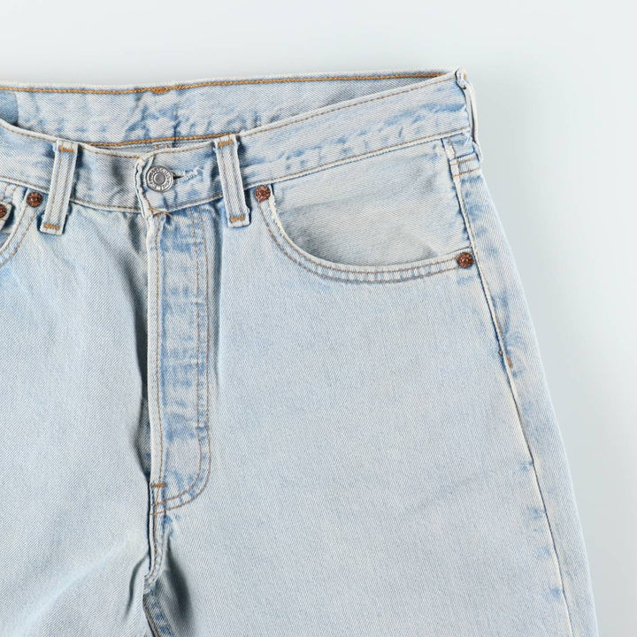 1990'S Levi's 501-0134 Straight Denim Pants, Made in Canada, Men's Size W31 (approx.), Vintage cotton Blue type light blue Vintage Second Hand