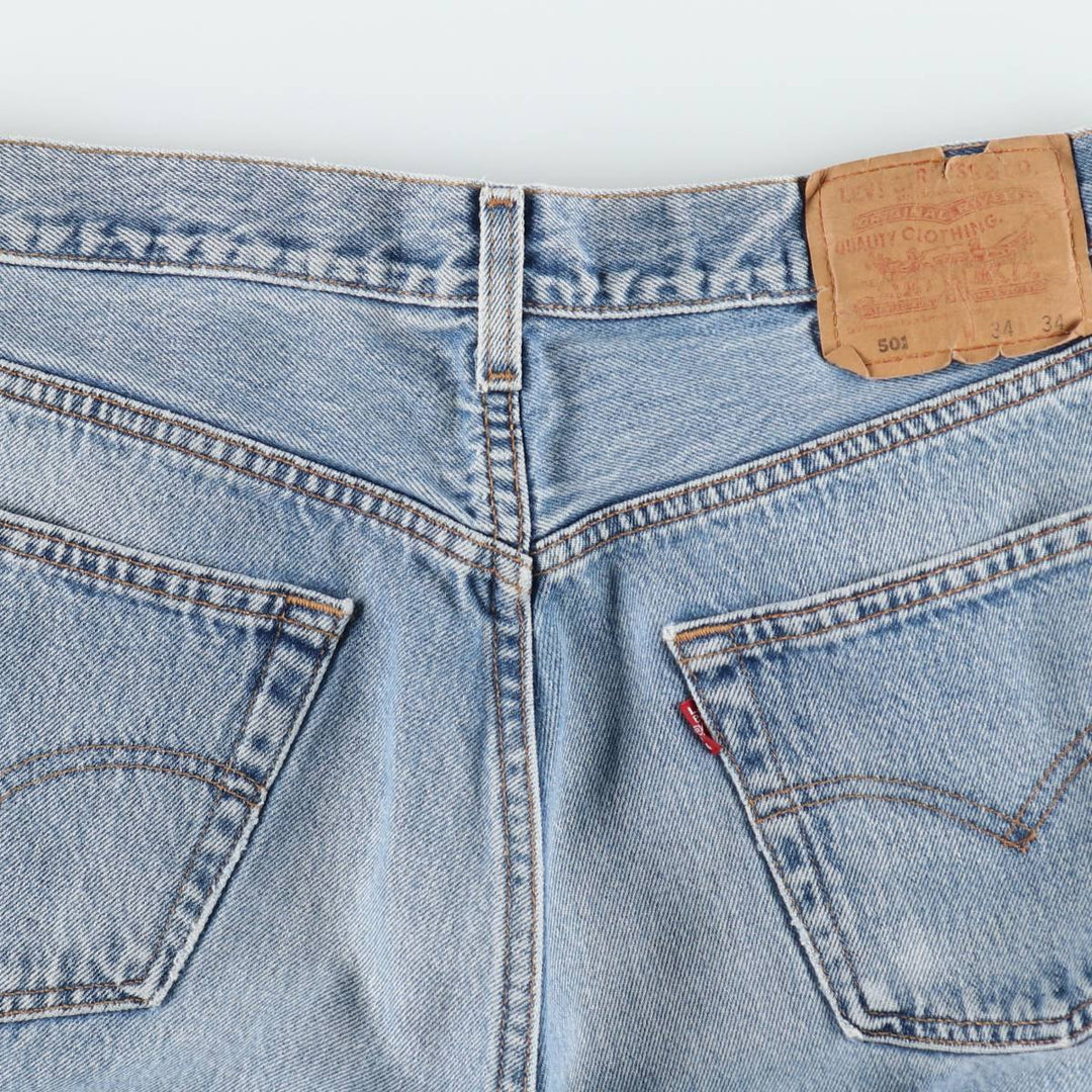 2000'S Levi's 501-0193 Straight Denim Pants, Men's, Size W34 cotton blue type Vintage Second Hand
