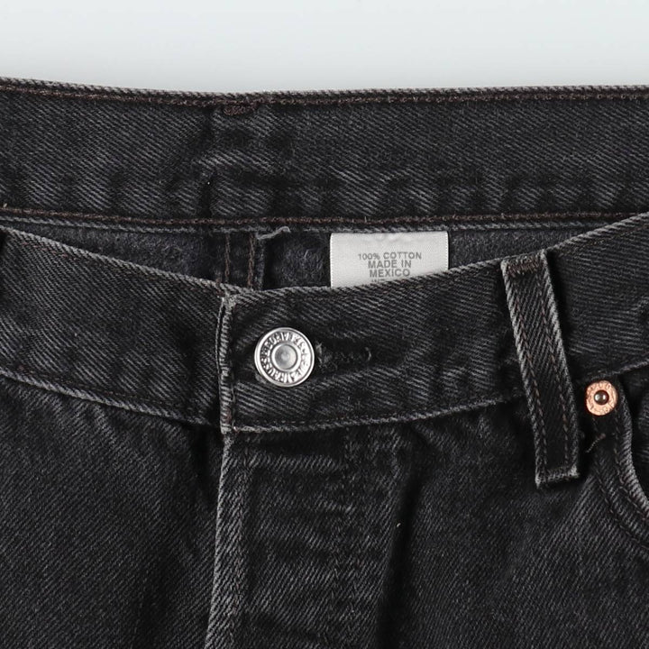 00'S Levi's 501 Black Denim Straight Denim Pants Men's W34 cotton black type Vintage Second Hand