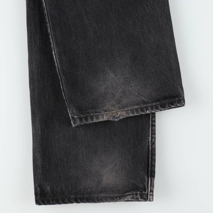 00'S Levi's 501 Black Denim Straight Denim Pants Men's W34 cotton black type Vintage Second Hand