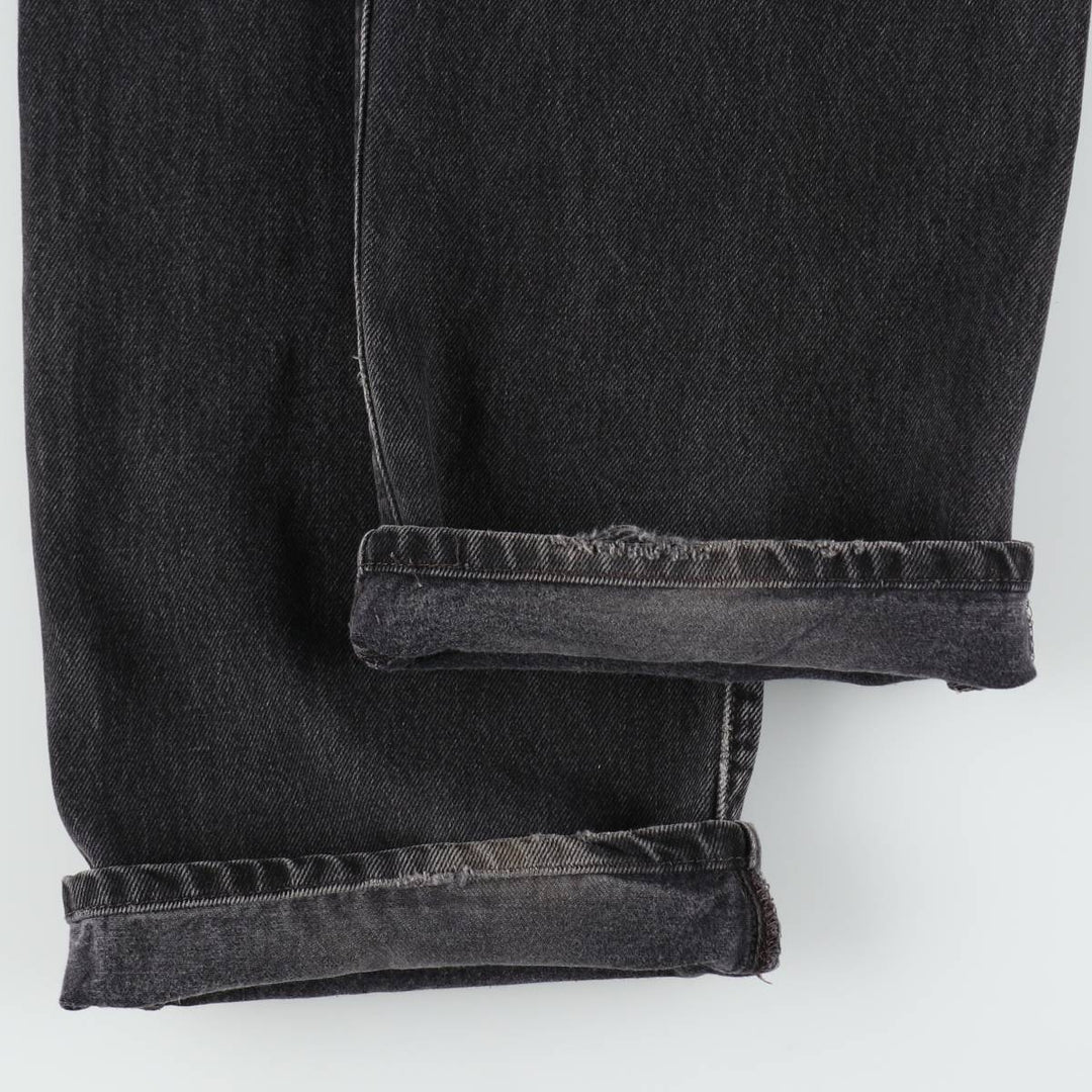 00'S Levi's 501 Black Denim Straight Denim Pants Men's W34 cotton black type Vintage Second Hand