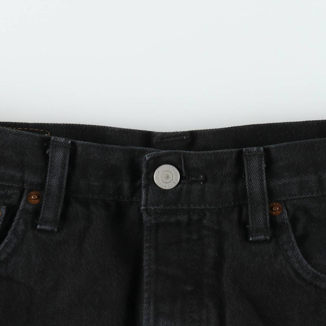 Levi's 501 Black Denim Straight Denim Pants for Men, W34 equivalent cotton black type Vintage Second Hand