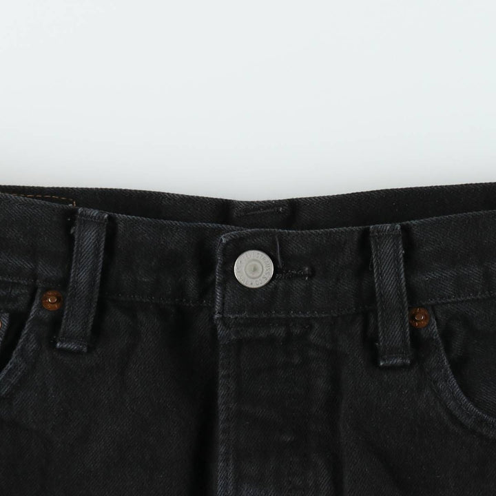 Levi's 501 Black Denim Straight Denim Pants for Men, W34 equivalent cotton black type Vintage Second Hand