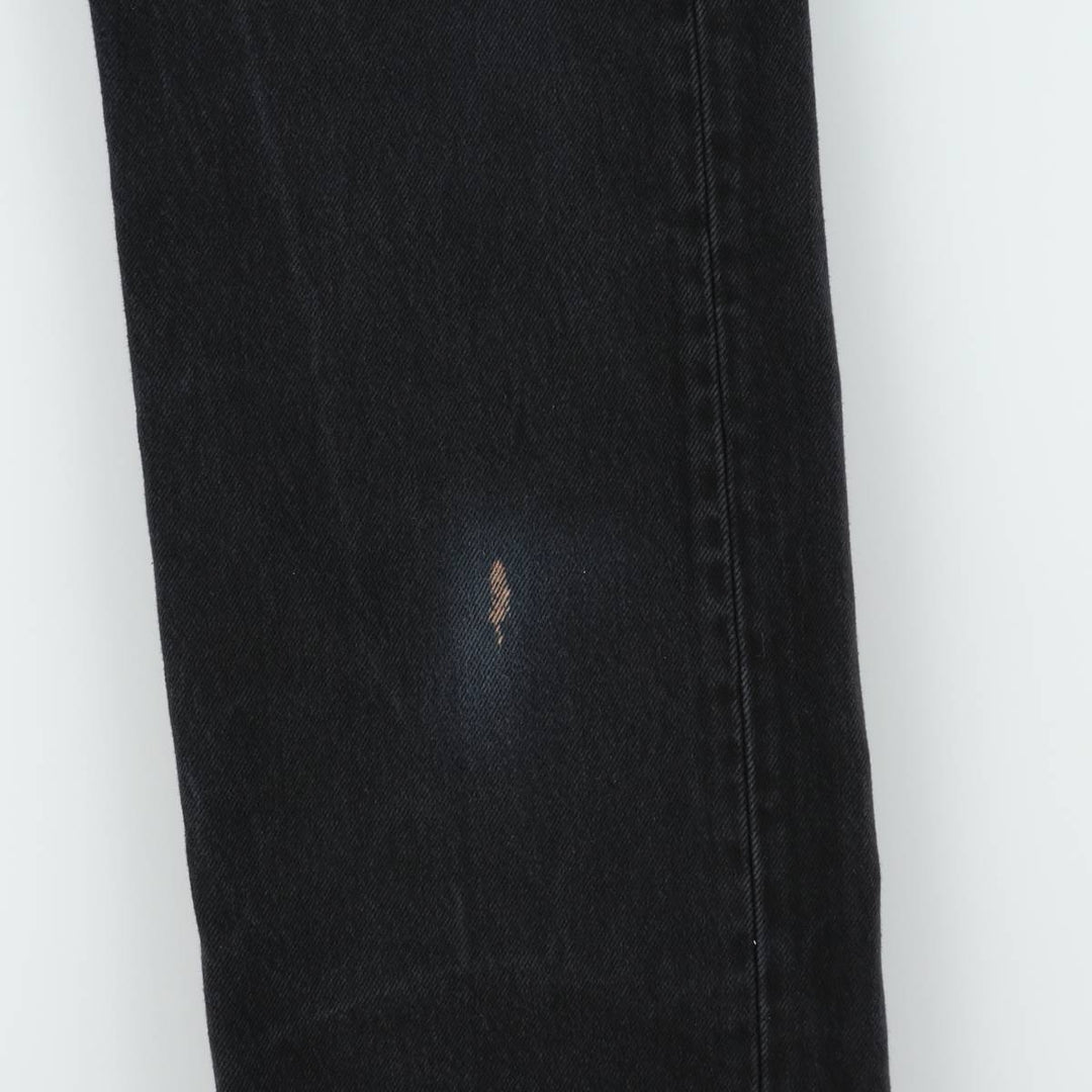 Levi's 501 Black Denim Straight Denim Pants for Men, W34 equivalent cotton black type Vintage Second Hand