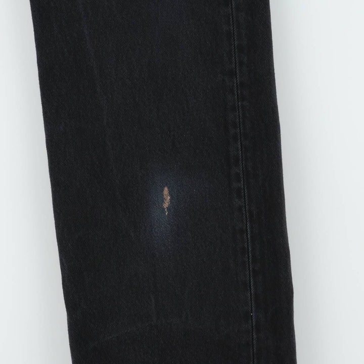 Levi's 501 Black Denim Straight Denim Pants for Men, W34 equivalent cotton black type Vintage Second Hand
