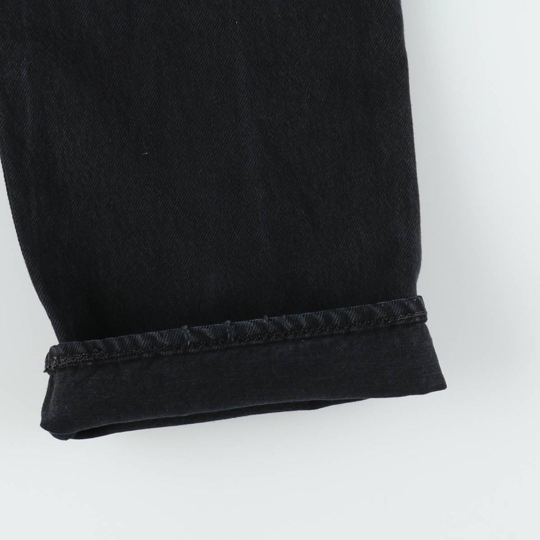 Levi's 501 Black Denim Straight Denim Pants for Men, W34 equivalent cotton black type Vintage Second Hand