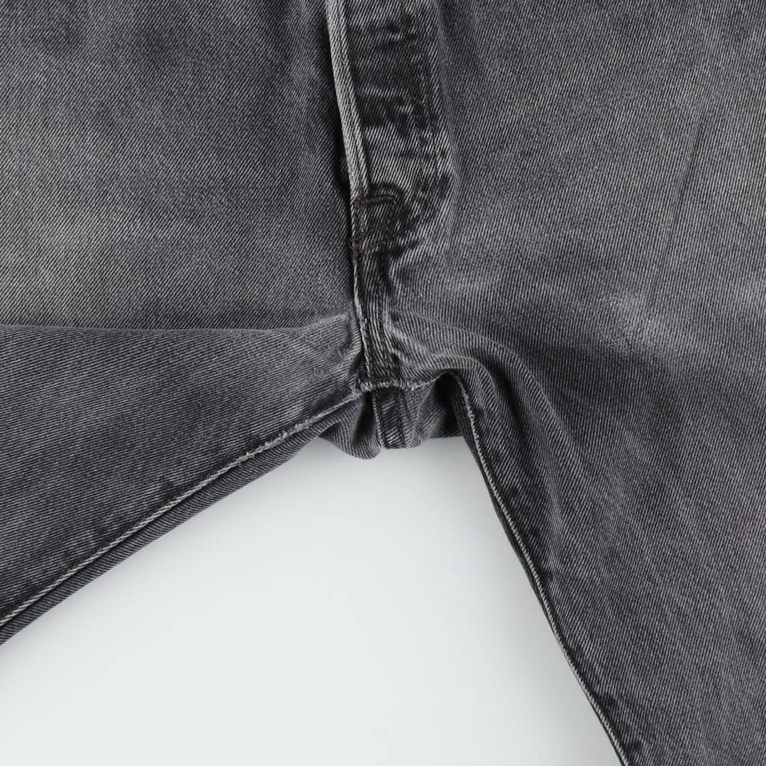 Levi's 501 Black Denim Straight Denim Pants for Men, W34 equivalent cotton black type Vintage Second Hand