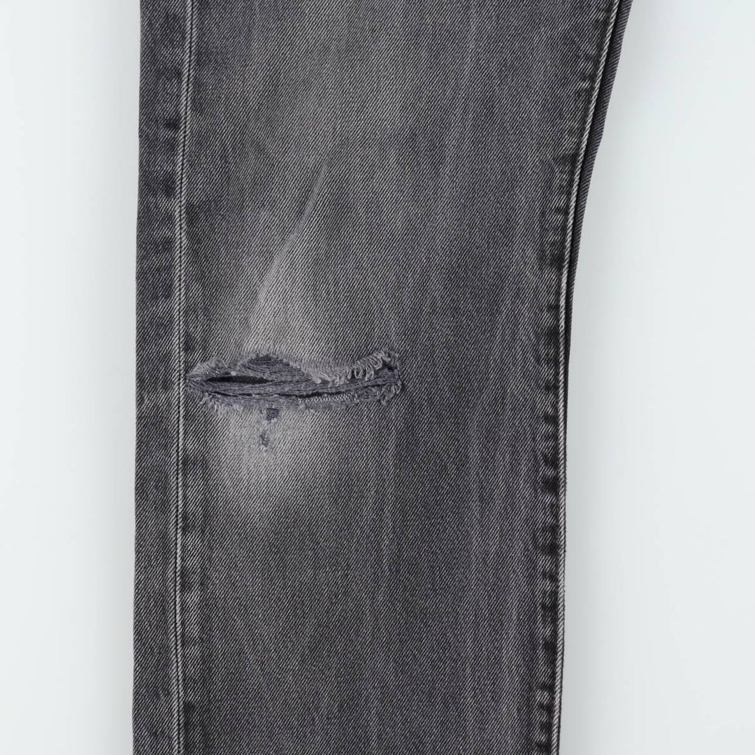 Levi's 501 Black Denim Straight Denim Pants for Men, W34 equivalent cotton black type Vintage Second Hand