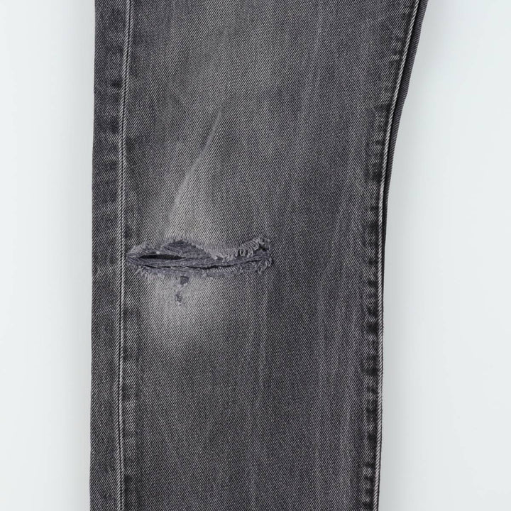 Levi's 501 Black Denim Straight Denim Pants for Men, W34 equivalent cotton black type Vintage Second Hand