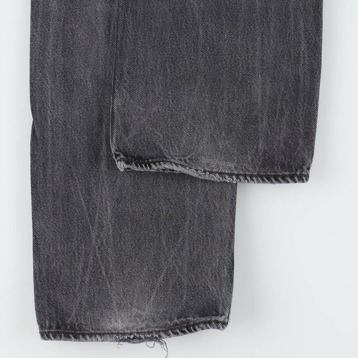 Levi's 501 Black Denim Straight Denim Pants for Men, W34 equivalent cotton black type Vintage Second Hand