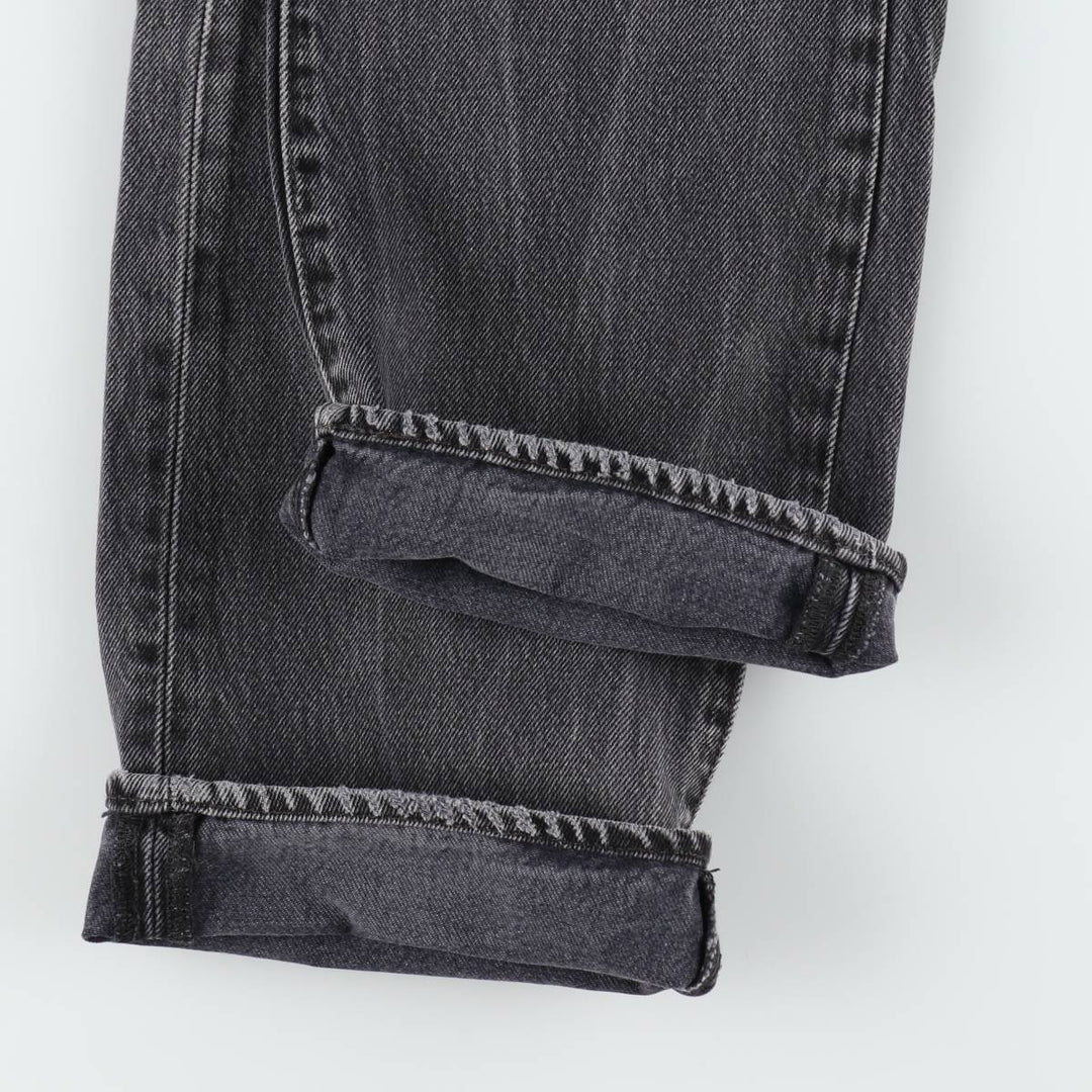 Levi's 501 Black Denim Straight Denim Pants for Men, W34 equivalent cotton black type Vintage Second Hand