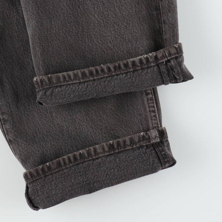 1990'S Levi's 501-0145 Black Denim Straight Leg Jeans, Men's Size W33 (approx.), Vintage cotton black type Vintage Second Hand