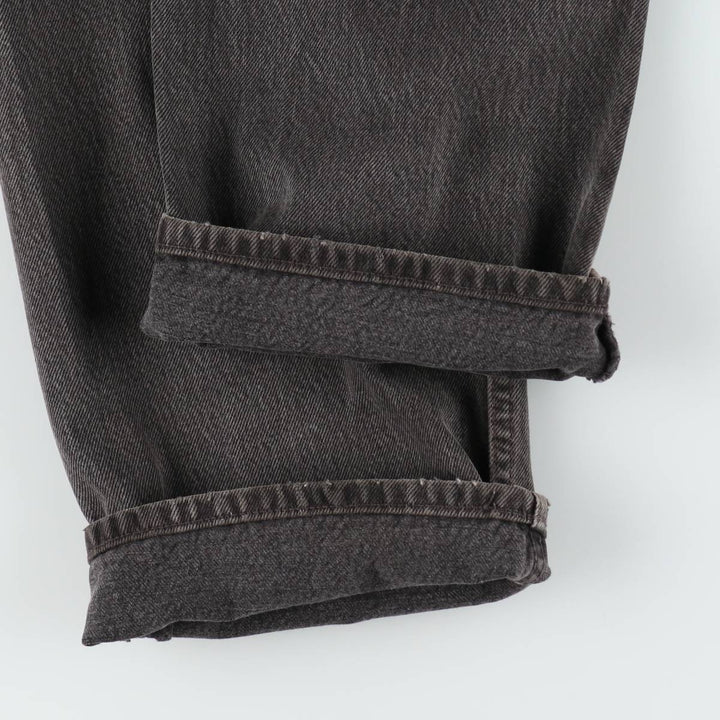 1990'S Levi's 501-0145 Black Denim Straight Leg Jeans, Men's Size W33 (approx.), Vintage cotton black type Vintage Second Hand