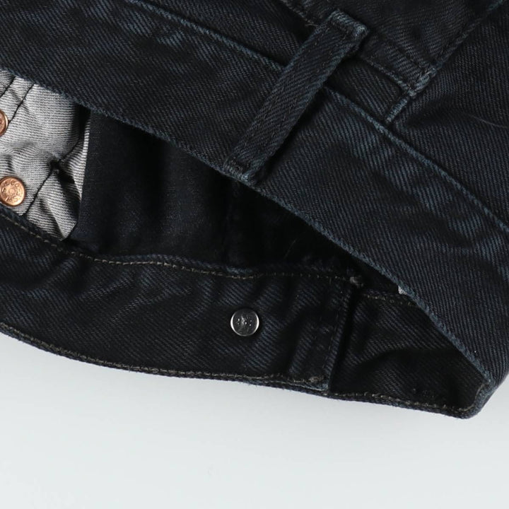 1990'S Levi's 501-0165 Black Denim Straight Leg Jeans, Men's Size W33 (approx.), Vintage cotton black type Vintage Second Hand