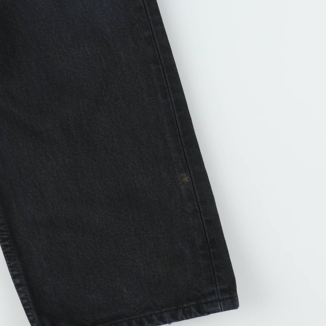 1990'S Levi's 501-0165 Black Denim Straight Leg Jeans, Men's Size W33 (approx.), Vintage cotton black type Vintage Second Hand