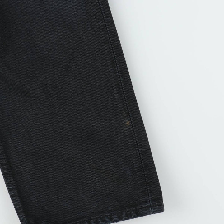 1990'S Levi's 501-0165 Black Denim Straight Leg Jeans, Men's Size W33 (approx.), Vintage cotton black type Vintage Second Hand