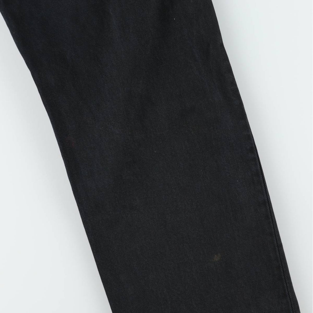 1990'S Levi's 501-0165 Black Denim Straight Leg Jeans, Men's Size W33 (approx.), Vintage cotton black type Vintage Second Hand