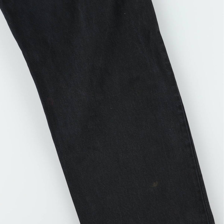 1990'S Levi's 501-0165 Black Denim Straight Leg Jeans, Men's Size W33 (approx.), Vintage cotton black type Vintage Second Hand