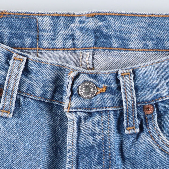 90'S Levi's 501-0191 Straight Denim Pants Made in USA Men's W30 Vintage cotton blue type Vintage Second Hand