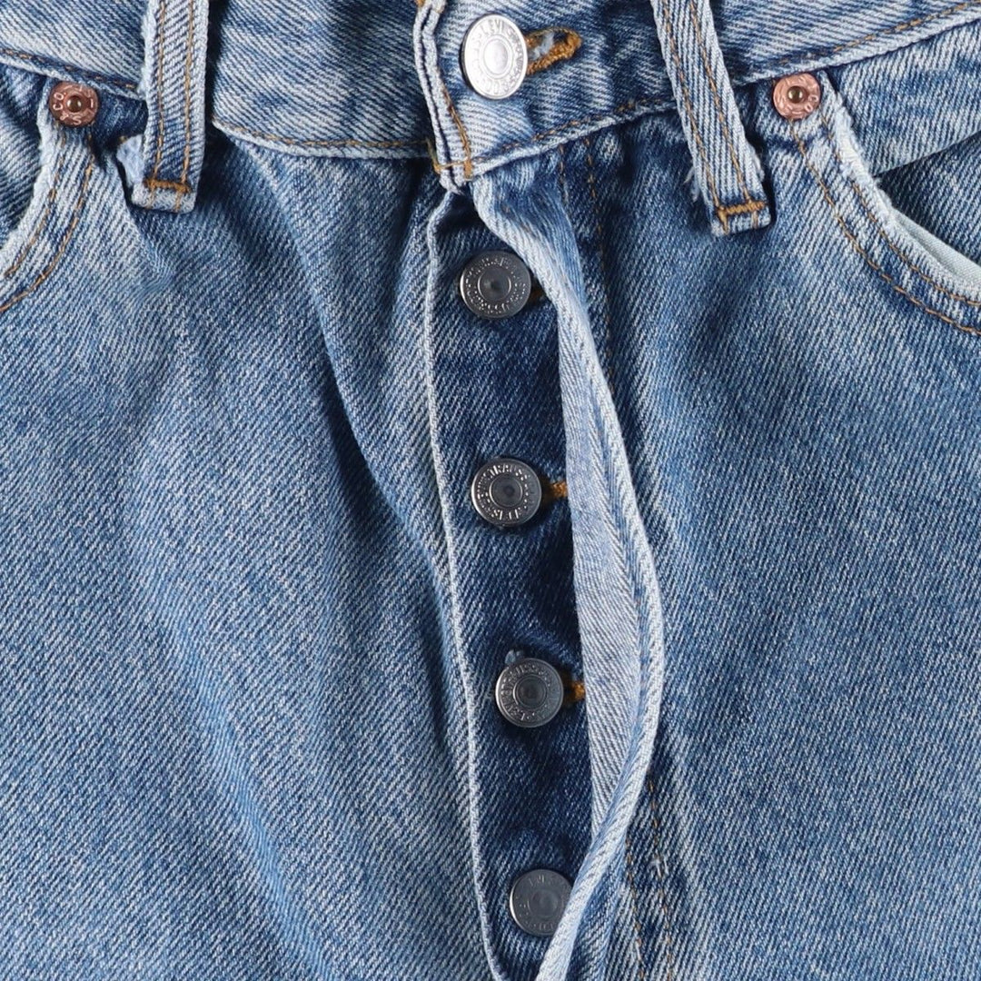 1990'S Levi's 501-0191 Straight Denim Pants, Made in USA, Men's Size W31 (approx.), Vintage cotton blue type Vintage Second Hand