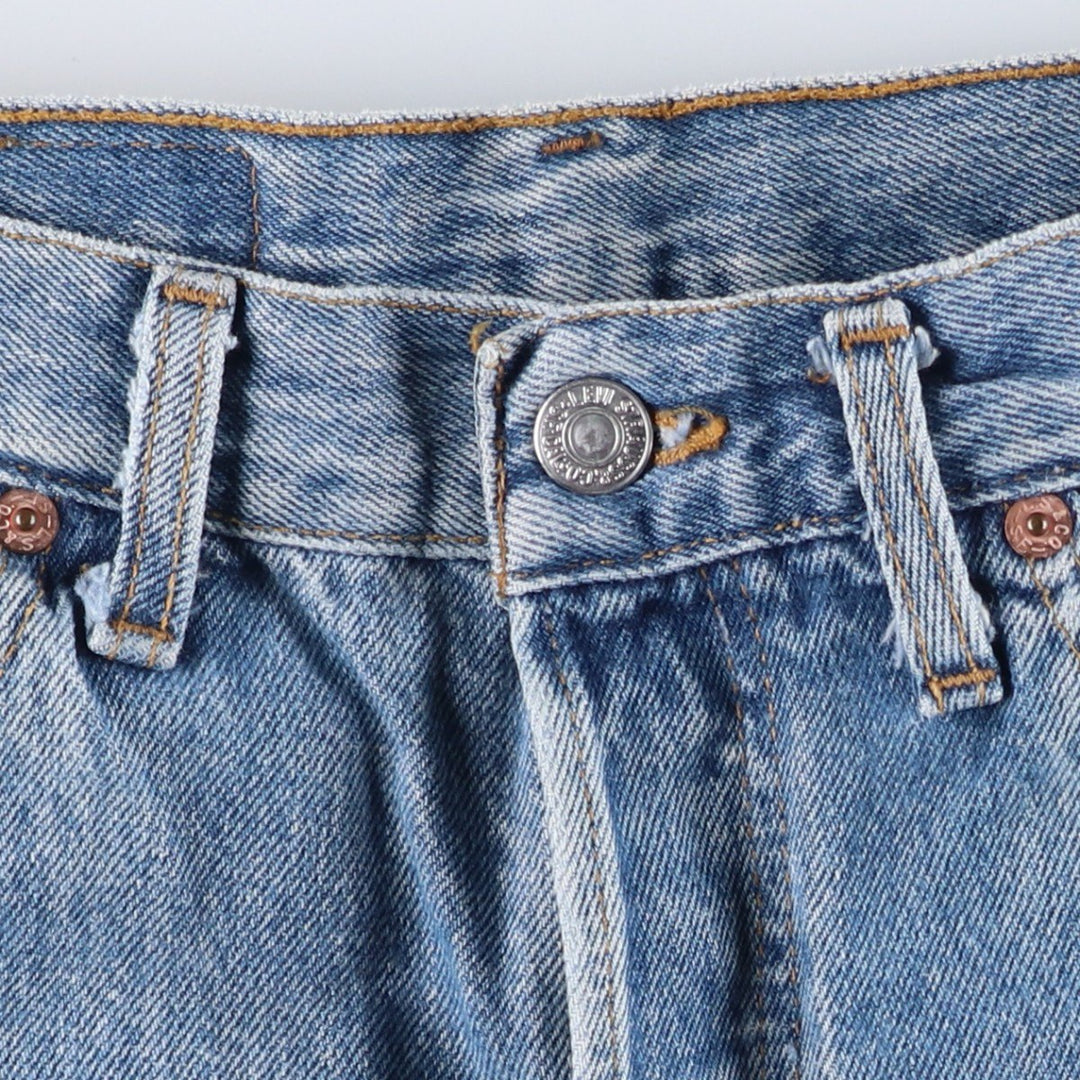 1990'S Levi's 501-0191 Straight Denim Pants, Made in USA, Men's Size W31 (approx.), Vintage cotton blue type Vintage Second Hand