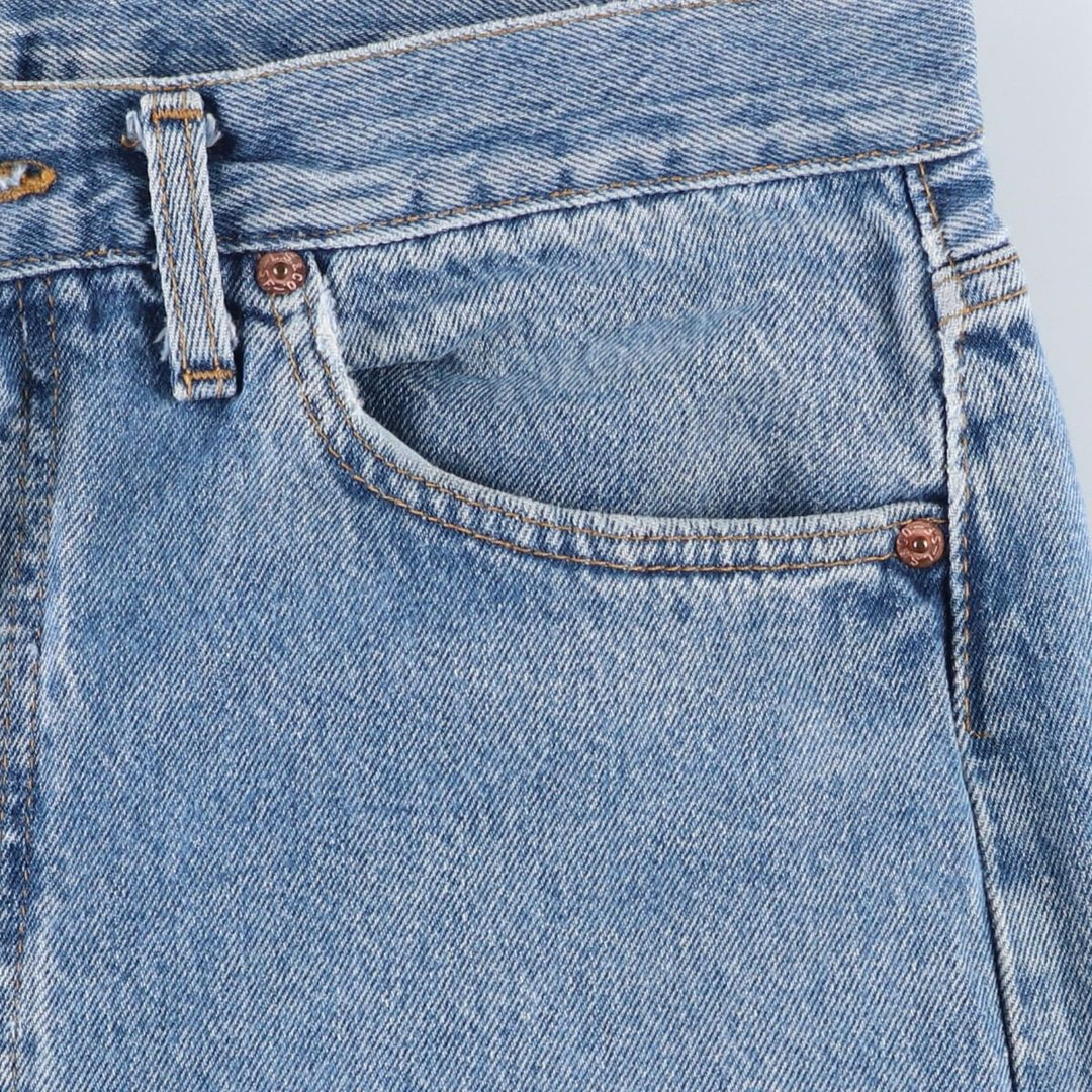 1990'S Levi's 501-0191 Straight Denim Pants, Made in USA, Men's Size W31 (approx.), Vintage cotton blue type Vintage Second Hand