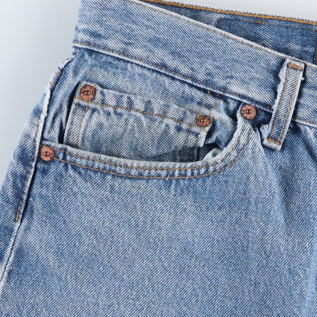 1990'S Levi's 501-0191 Straight Denim Pants, Made in USA, Men's Size W31 (approx.), Vintage cotton blue type Vintage Second Hand