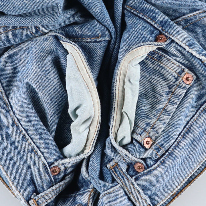 1990'S Levi's 501-0191 Straight Denim Pants, Made in USA, Men's Size W31 (approx.), Vintage cotton blue type Vintage Second Hand