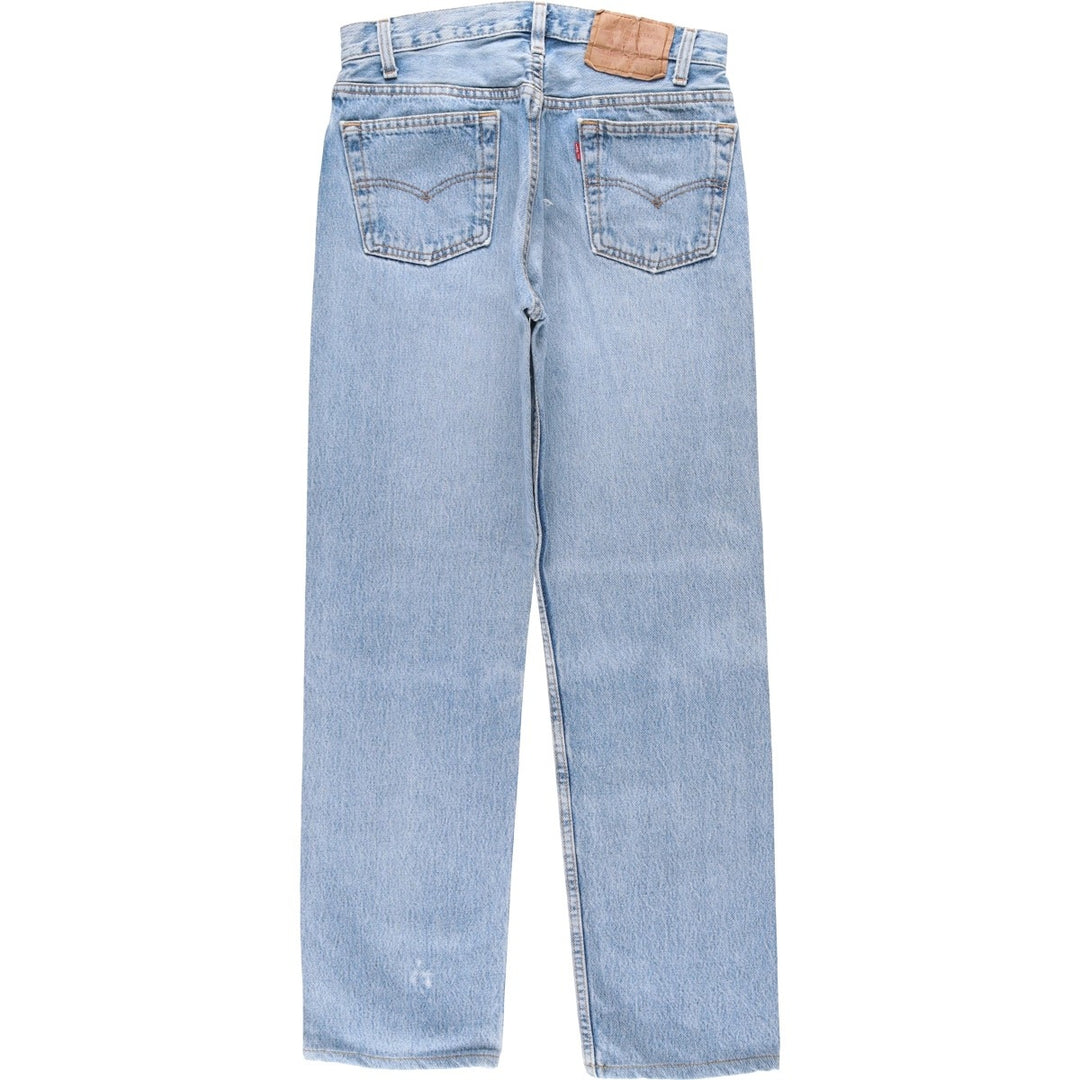 90'S Levi's 501-0191 Straight Denim Pants Made in USA Men's W29 Vintage cotton Blue type light blue Vintage Second Hand