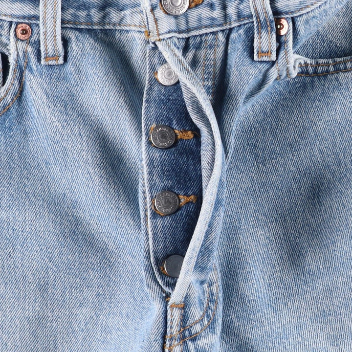90'S Levi's 501-0191 Straight Denim Pants Made in USA Men's W29 Vintage cotton Blue type light blue Vintage Second Hand
