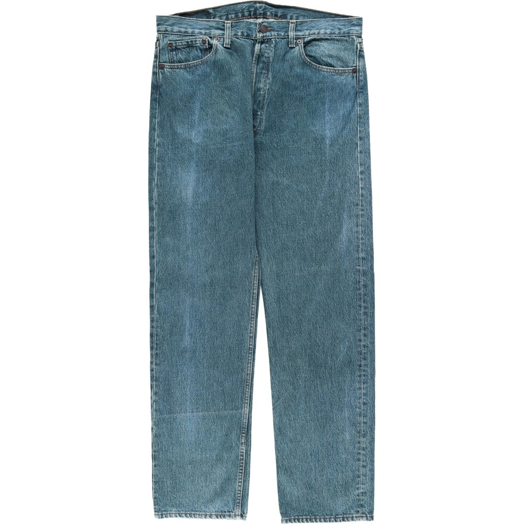 1990'S Levi's 501-0614 Straight Denim Pants, Made in USA, Men's Size W35 (approx.), Vintage cotton navy blue type Vintage Second Hand
