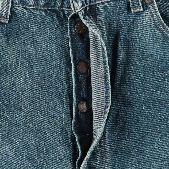 1990'S Levi's 501-0614 Straight Denim Pants, Made in USA, Men's Size W35 (approx.), Vintage cotton navy blue type Vintage Second Hand