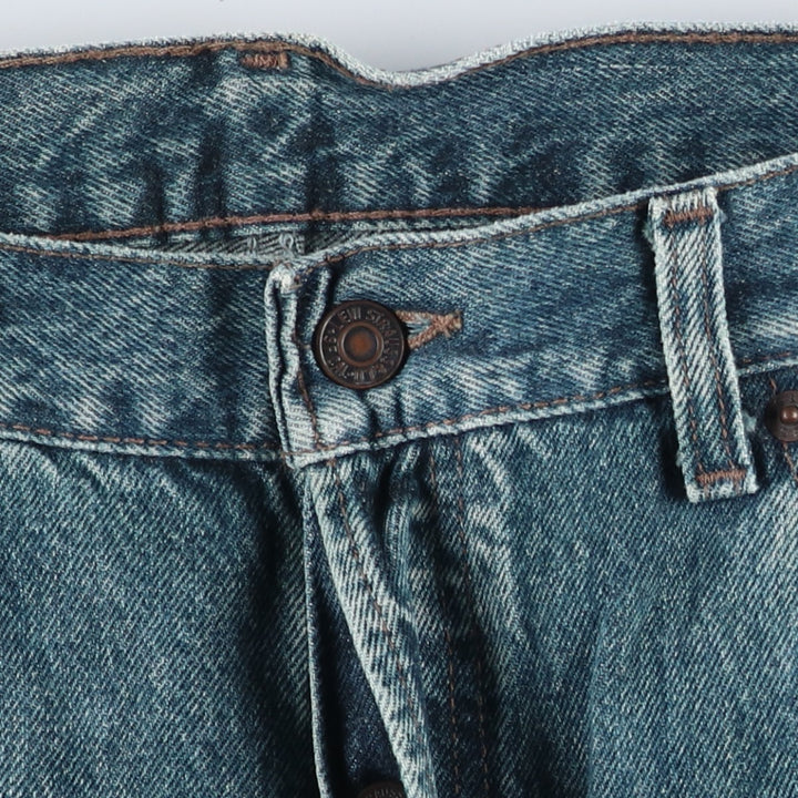 1990'S Levi's 501-0614 Straight Denim Pants, Made in USA, Men's Size W35 (approx.), Vintage cotton navy blue type Vintage Second Hand