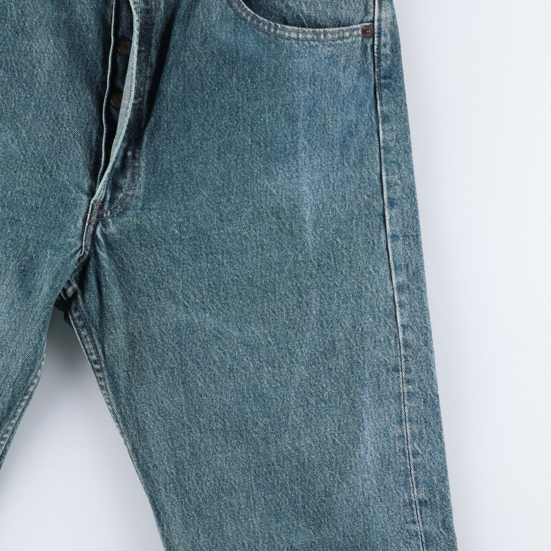 1990'S Levi's 501-0614 Straight Denim Pants, Made in USA, Men's Size W35 (approx.), Vintage cotton navy blue type Vintage Second Hand