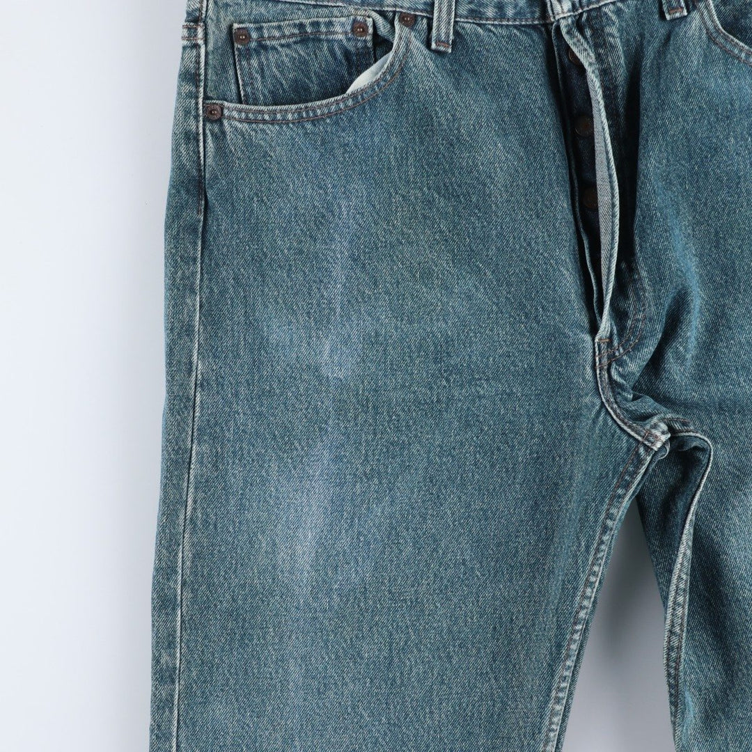 1990'S Levi's 501-0614 Straight Denim Pants, Made in USA, Men's Size W35 (approx.), Vintage cotton navy blue type Vintage Second Hand