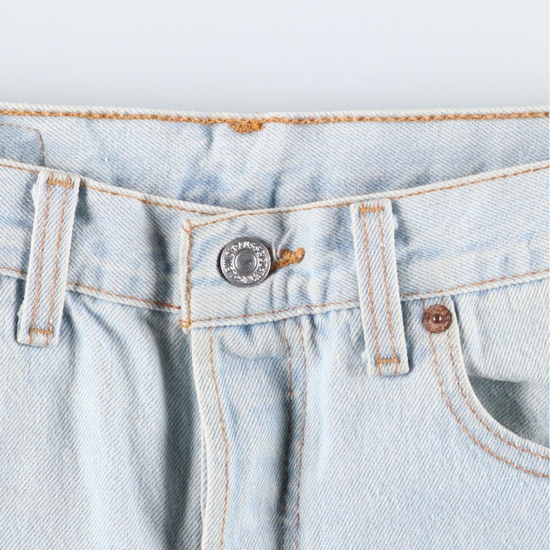 1990'S Levi's 501-0134 Straight Denim Pants, Made in USA, Men's Size W33 (approx.), Vintage cotton Blue type light blue Vintage Second Hand