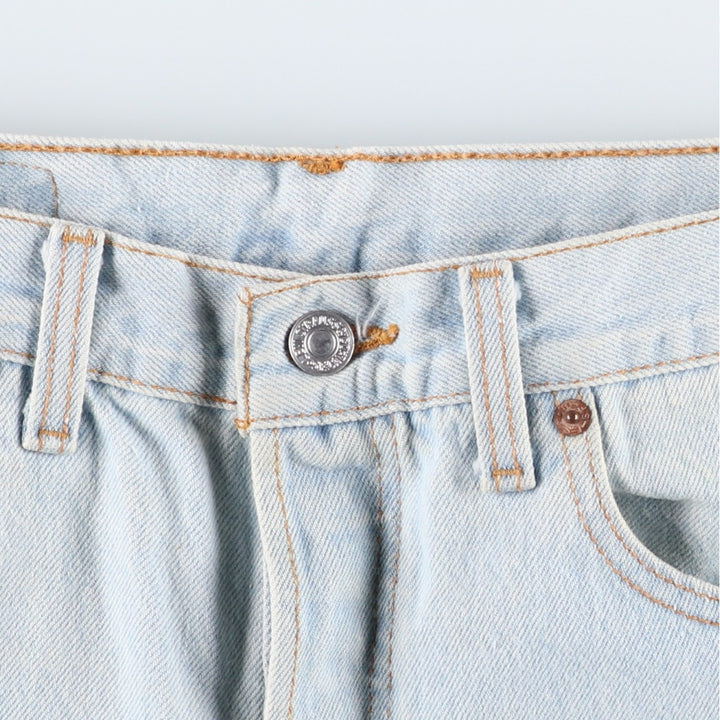 1990'S Levi's 501-0134 Straight Denim Pants, Made in USA, Men's Size W33 (approx.), Vintage cotton Blue type light blue Vintage Second Hand